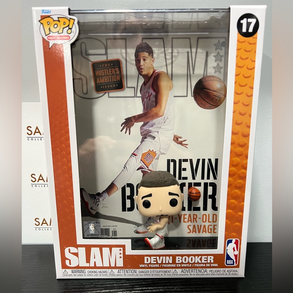NBA SLAM Devin Booker Funko Pop! Cover Figure #17 with Case